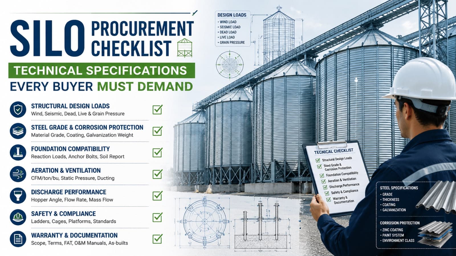 Silo Procurement Checklist: Technical Specifications Buyers Must Demand