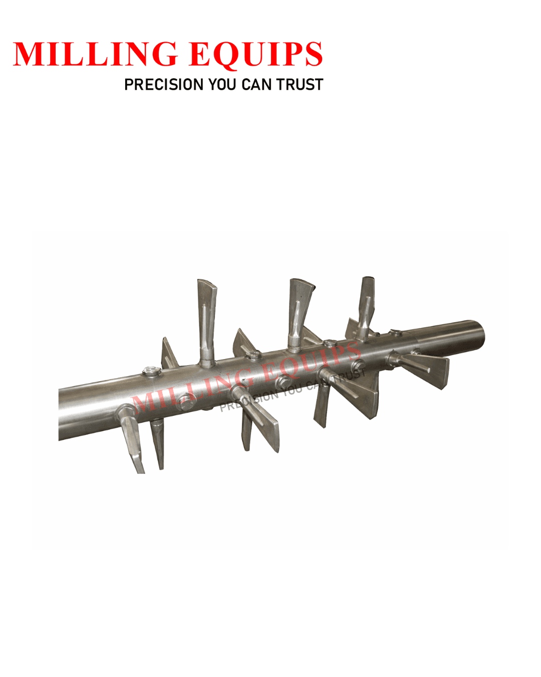 Conditioner Shaft with Paddle Assembly