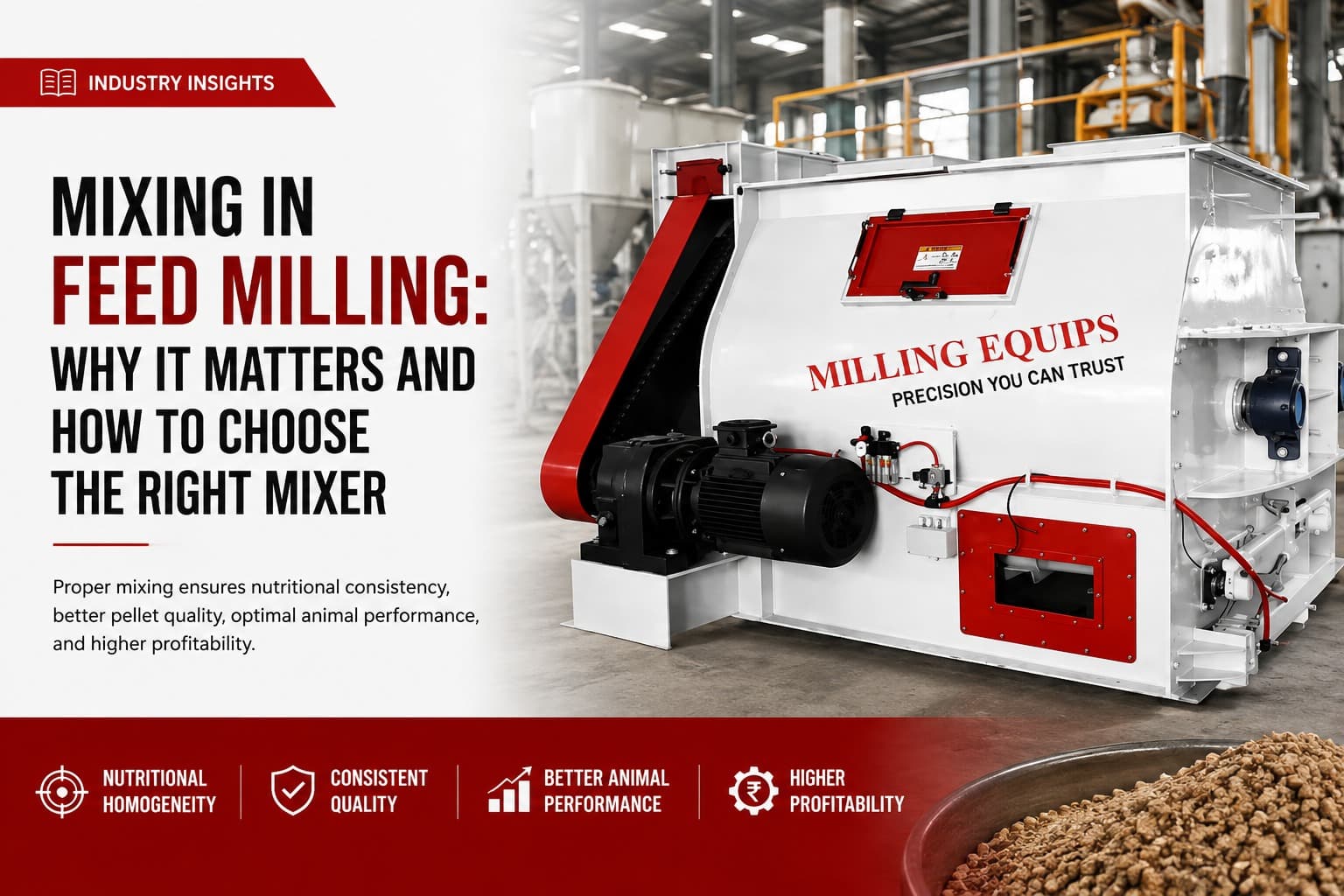 Mixing in Feed Milling: Why It Matters and How to Choose the Right Mixer